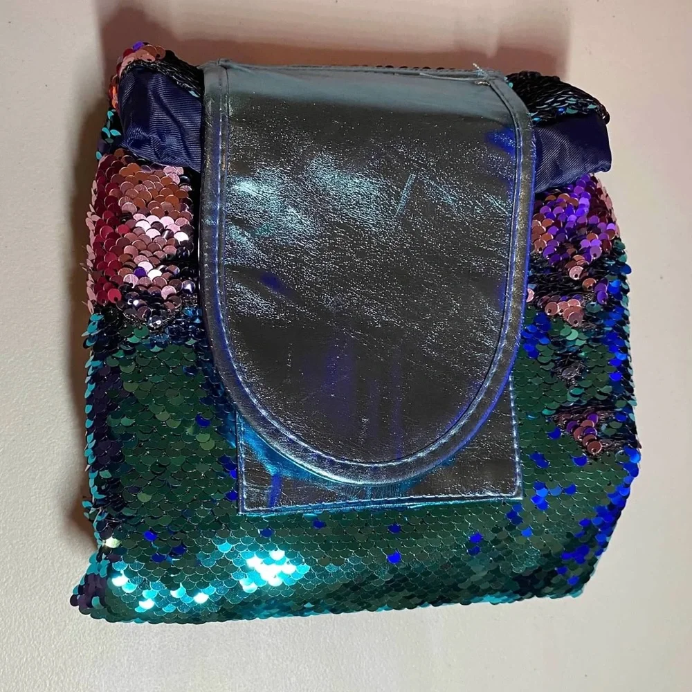 NEW Mermaid Sequin Drawstring Makeup Toiletry Bag